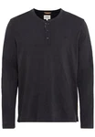 camel active T-Shirt Henley Dunkelblau/Dunkelgrau/Grau