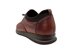 Yu&Luk Sneaker mit Gummischnürung Braun/Rot