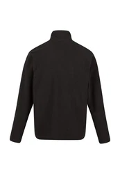 Regatta Langarmshirt Thompson Fleecepullover Schwarz