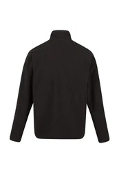 Regatta Langarmshirt Thompson Fleecepullover Schwarz