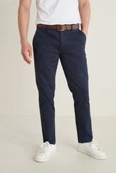 Next Chinohose mit Gürtel Dunkelblau