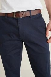 Next Chinohose mit Gürtel Dunkelblau