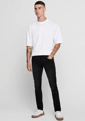 ONLY & SONS Skinny-fit Jeans ONSLoom (1-tlg) Schwarz