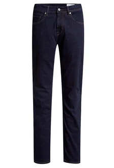 BALDESSARINI 5-Pocket Jeans Jack Regular Fit Dunkelblau/Blau
