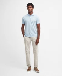 Barbour Poloshirt Lightweight Sports Polo Hellblau/Blau
