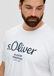 s.Oliver T-Shirt Silber/Grau