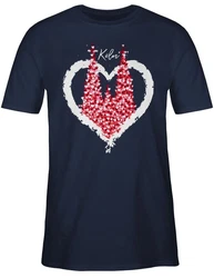 Shirtracer T-Shirt Klner Dom Kln Karneval Fasching Rot/Weiß