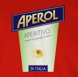 Shirtracer T-Shirt Aperol Aperitivo Kostüm Flaschen Verkleidung Hautfarben/Orange/Rot/Dunkelrot