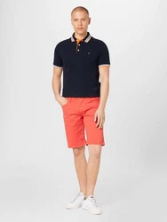Jack & Jones Poloshirt JJEPAULOS Dunkelblau/Rot