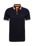 Jack & Jones Poloshirt JJEPAULOS Dunkelblau/Rot