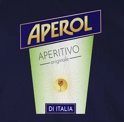 Shirtracer Rundhalsshirt Aperol Aperitivo Kostüm Flaschen Verkleidung Karneval Fasching 
