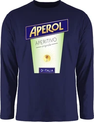 Shirtracer Rundhalsshirt Aperol Aperitivo Kostüm Flaschen Verkleidung Karneval Fasching 