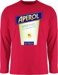 Shirtracer Rundhalsshirt Aperol Aperitivo Kostüm Flaschen Verkleidung Karneval Fasching 