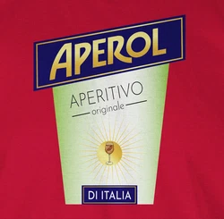 Shirtracer Rundhalsshirt Aperol Aperitivo Kostüm Flaschen Verkleidung Karneval Fasching 
