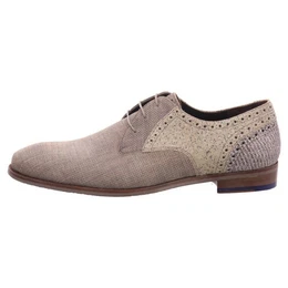 Floris Dressed Naturel Printed Schnrschuh