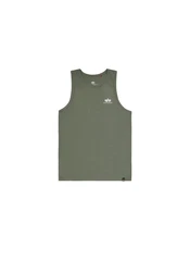 Alpha Industries Top Small Logo Tank Dunkelgrün/Khaki/Grün