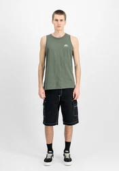 Alpha Industries Top Small Logo Tank Dunkelgrün/Khaki/Grün
