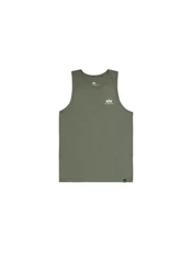 Alpha Industries Top Small Logo Tank Dunkelgrün/Khaki/Grün