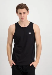 Alpha Industries Top Small Logo Tank Schwarz/Blau/Dunkelblau