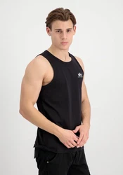 Alpha Industries Top Small Logo Tank Schwarz/Blau/Dunkelblau