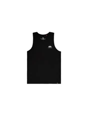 Alpha Industries Top Small Logo Tank Schwarz/Blau/Dunkelblau
