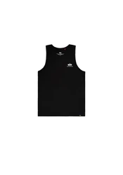 Alpha Industries Top Small Logo Tank Schwarz/Blau/Dunkelblau