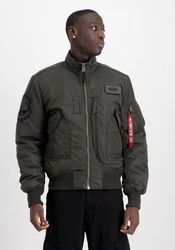 Alpha Industries Bomberjacke Men Engine Dunkelgrün/Khaki