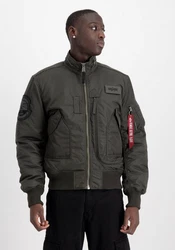 Alpha Industries Bomberjacke Men Engine Dunkelgrün/Khaki