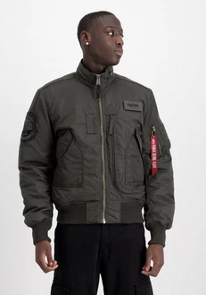 Alpha Industries Bomberjacke Men Engine Dunkelgrün/Khaki