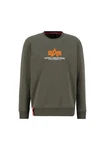 Alpha Industries Sweatshirt Basic Sweater Rubber Dunkelgrün