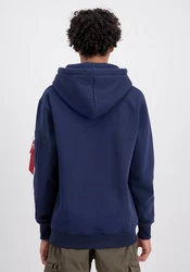 Alpha Industries Hoodie Basic (Rubber) Hellblau/Dunkelblau/Blau
