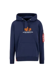 Alpha Industries Hoodie Basic (Rubber) Hellblau/Dunkelblau/Blau