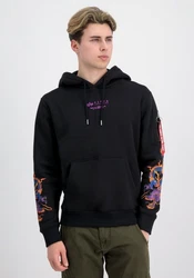 Alpha Industries Hoodie Dragon  Mischfarben/Schwarz/Lila