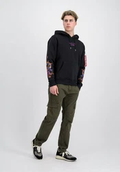 Alpha Industries Hoodie Dragon  Mischfarben/Schwarz/Lila