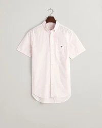 Gant Kurzarmhemd Vichy-Karohemd Button-down-Kragen ros