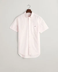 Gant Kurzarmhemd Vichy-Karohemd Button-down-Kragen ros