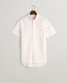 Gant Kurzarmhemd Vichy-Karohemd Button-down-Kragen Gant Kurzarmhemd Vichy-Karohemd Button-down-Kragen