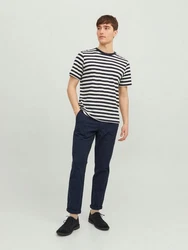 Jack & Jones Chinohose JJMarco Dunkelblau/Blau/Hellblau