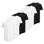 Jack & Jones T-Shirt JJENOA Weiß/Schwarz