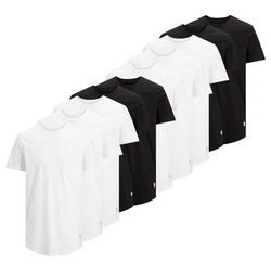 Jack & Jones T-Shirt JJENOA Weiß/Schwarz