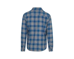 Petrol Industries Shirt Men Long Sleeve Check blau