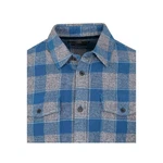 Petrol Industries Shirt Men Long Sleeve Check blau