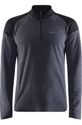 Craft Funktionsjacke CORE Edge Thermal Midlayer SCHWARZ/ASPHALT