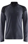 Craft Funktionsjacke CORE Edge Thermal Midlayer SCHWARZ/ASPHALT