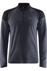 Craft Funktionsjacke CORE Edge Thermal Midlayer SCHWARZ/ASPHALT
