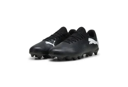PUMA FUTURE 7 PLAY FG/AG Fußballschuh Schwarz/Rot/Grau/Dunkelblau/Hellblau/Beige