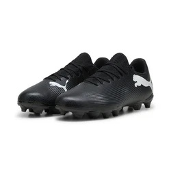 PUMA FUTURE 7 PLAY FG/AG Fußballschuh Schwarz/Rot/Grau/Dunkelblau/Hellblau/Beige