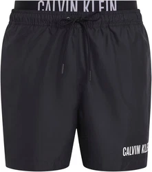 Calvin Klein Swimwear Badeshorts MEDIUM DOUBLE WB Hellblau/Schwarz/Rot/Braun