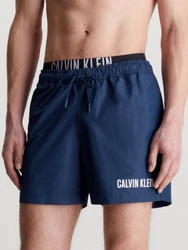 Calvin Klein Swimwear Badeshorts MEDIUM DOUBLE WB Blau/Dunkelblau