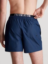 Calvin Klein Swimwear Badeshorts MEDIUM DOUBLE WB Blau/Dunkelblau